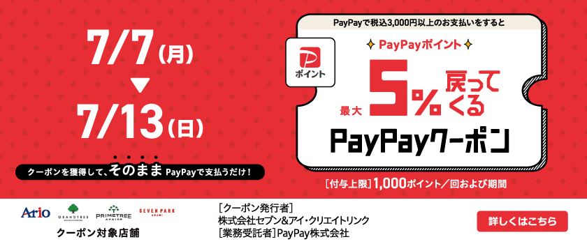 PayPayポイントクーポン企画