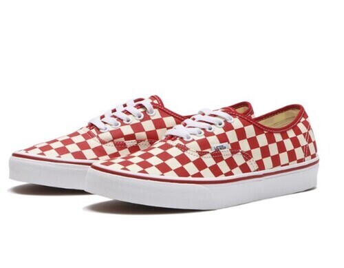 VANS チェック赤